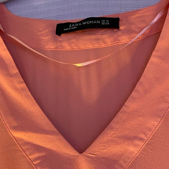 3 TOPS $25 NWOT ZARA WOMAN XS HIGH/LOW ELEGANT PROFESSIONAL OR EVENING LONG - Picture 7 of 8